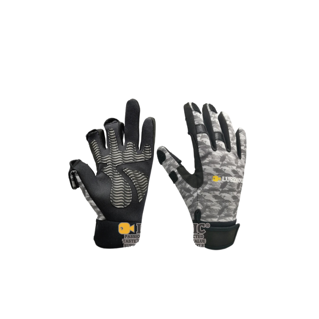 Snow Fishing Camouflage Gloves